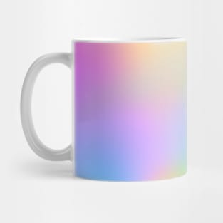 Rainbow Colors Abstract Blurry Gradient Ombre Soft Tie Dye Look Mug